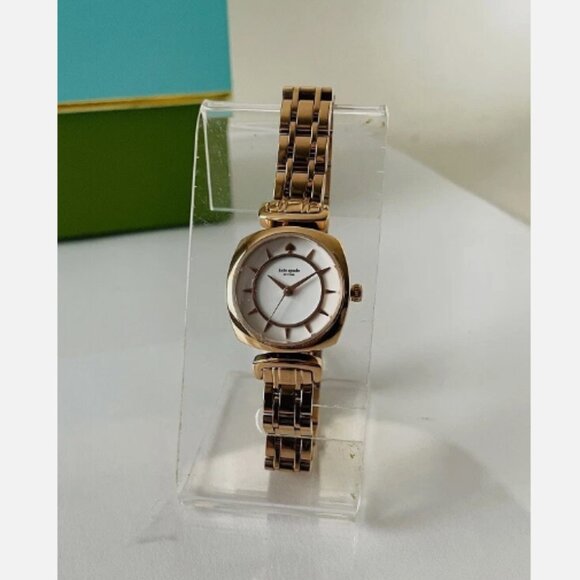 Kate Spade KSW1322 Women's Barrow Rose Gold Stainless Steel Watch NWT - Picture 2 of 6
